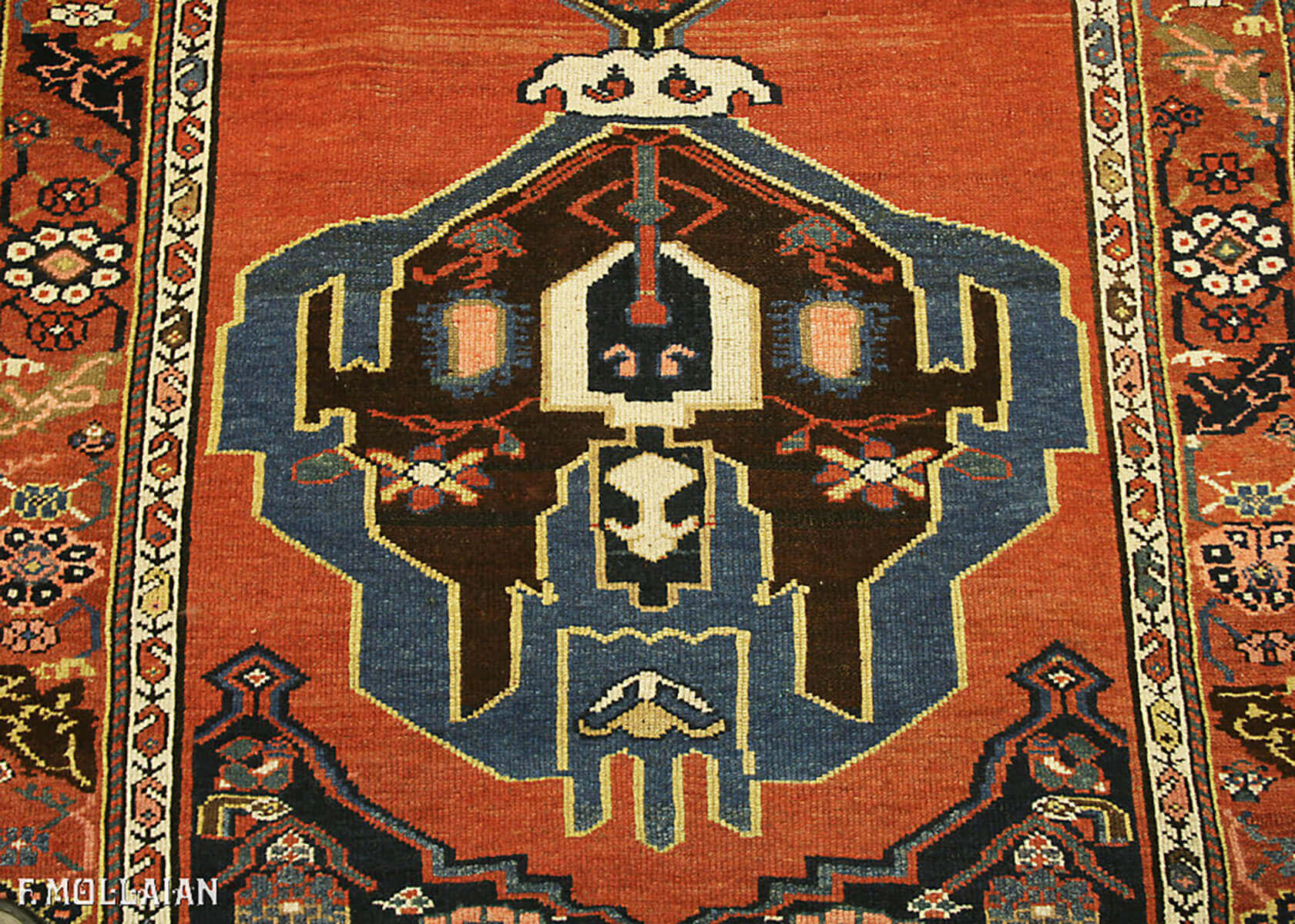 Teppich Spur Persischer Antiker Bijar (Bidjar) n°:73329766